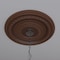 Ekena Millwork Cole PVC Ceiling Medallion (Canopies up to 6"), 22"OD x 3 1/2"ID x 1"P, Universal Aged Metallic Rust CMP22CODRU - alternate 6